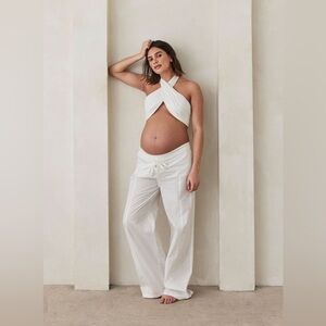 White Women's Crop Top